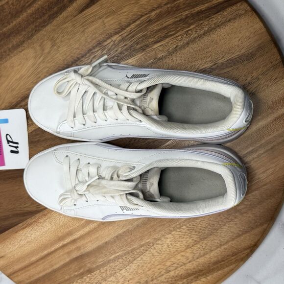 PUMA Vikky V2 Comfort Foam White Sneakers Womens Size 7 Casual Lace Up Shoes - Picture 7 of 9